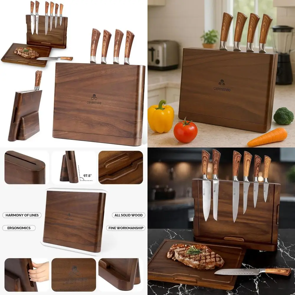 Магнитный держатель ножа, деревянная разделочная доска, 16x11 дюймов, дождевое дерево, пазы для сока, кухонный органайзер для домашних повара
Магнитный держатель ножа, деревянная разделочная доска, 16x11 дюймов, дождевое дерево, пазы для сока, кухонный органайзер для домашних повара