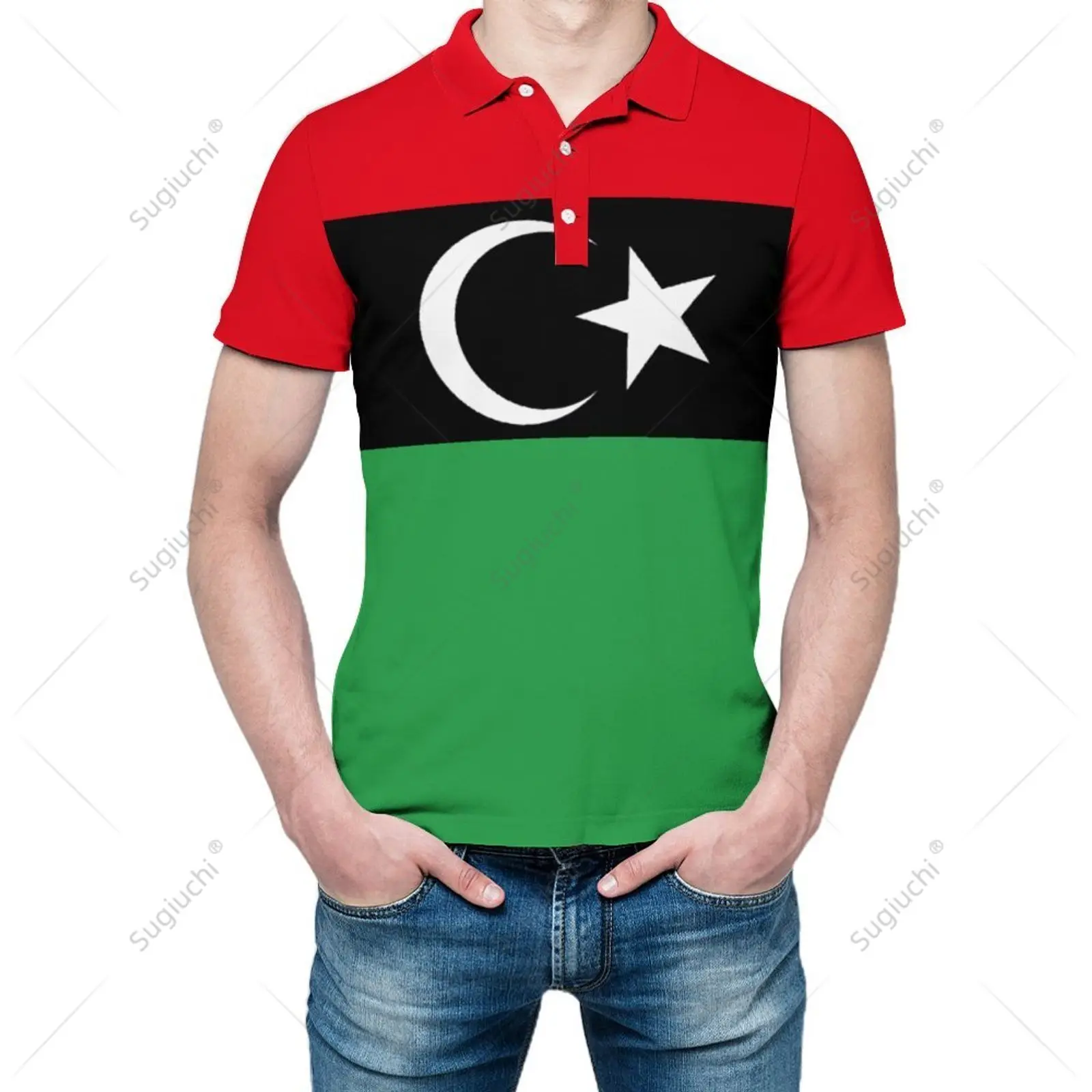 Рубашка-поло унисекс с флагом Ливии и 3D принтом, мужская модная одежда-поло, спортивные костюмы с короткими рукавами
Рубашка-поло унисекс с флагом Ливии и 3D принтом, мужская модная одежда-поло, спортивные костюмы с короткими рукавами