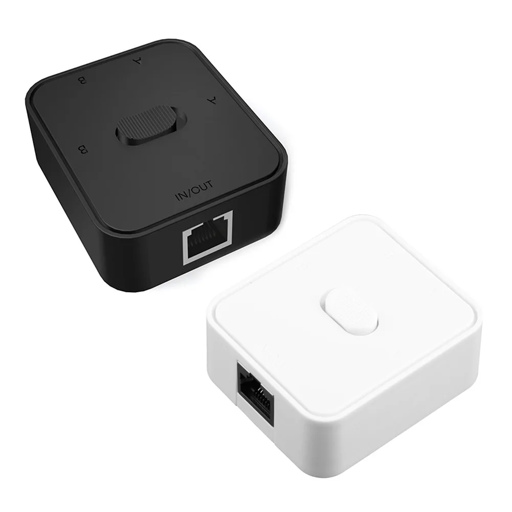 2 Port RJ45 Network Switch Selector 2 in 1 Out/1 in 2 Out Network Switcher Splitter Gigabit Network Distributor
2 Port RJ45 Network Switch Selector 2 in 1 Out/1 in 2 Out Network Switcher Splitter Gigabit Network Distributor
