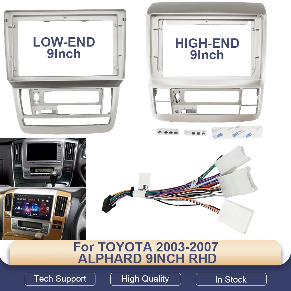 Для TOYOTA ALPHARD 2003-2007, 9-дюймовый, праворульный, автомобильный мультимедийный центр Android с CD-радио, аудио, видео, навигацией, креплением и рамкой
Для TOYOTA ALPHARD 2003-2007, 9-дюймовый, праворульный, автомобильный мультимедийный центр Android с CD-радио, аудио, видео, навигацией, креплением и рамкой