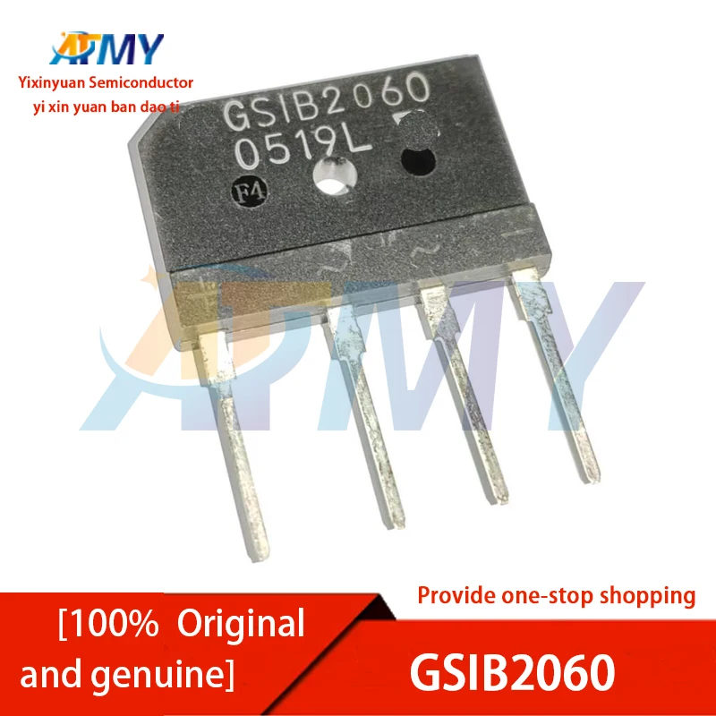 GSIB2060 GSIB2080 GSIB20100 Rectifier bridge stack Rectifier commonly used in induction cooker welding machine
GSIB2060 GSIB2080 GSIB20100 Rectifier bridge stack Rectifier commonly used in induction cooker welding machine