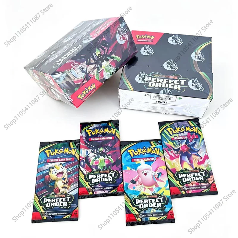 360Pcs Pokemon Scarlet Violet Prismatic Evolutions MEGA EVOLUTION Perfect Order English Booster Battle Transaction Cards
360Pcs Pokemon Scarlet Violet Prismatic Evolutions MEGA EVOLUTION Perfect Order English Booster Battle Transaction Cards