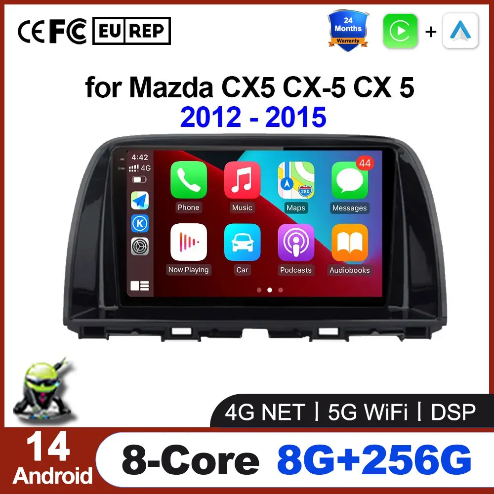 Для Mazda CX5 CX-5 CX 5 2012 - 2015 автомобильное радио, мультимедийный Стерео GPS-навигатор, беспроводной Carplay, Android 14, сенсорный экран
Для Mazda CX5 CX-5 CX 5 2012 - 2015 автомобильное радио, мультимедийный Стерео GPS-навигатор, беспроводной Carplay, Android 14, сенсорный экран