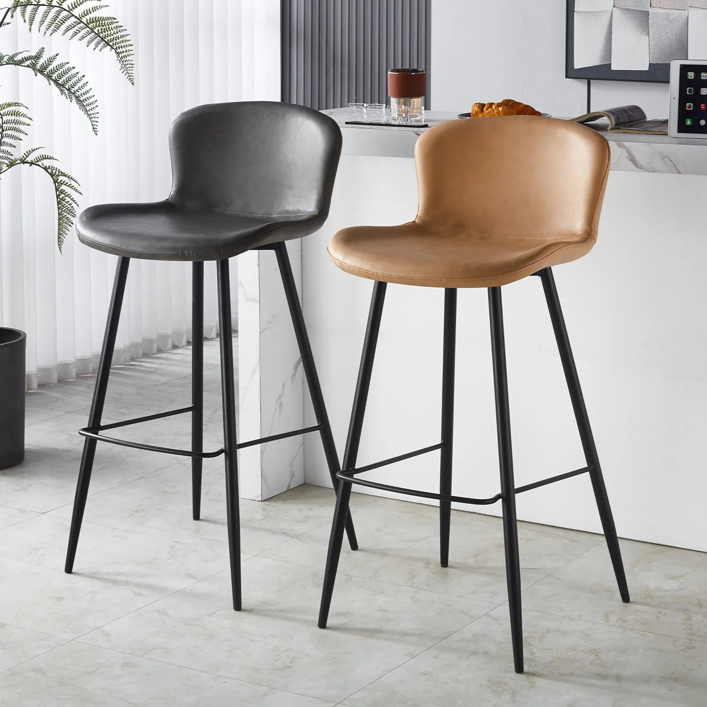 Reception Designer High Chairs Modern Nordic Apartment Relaxing High Chairs Ergonomic Backrest Restaurante Muebles Furniture
Reception Designer High Chairs Modern Nordic Apartment Relaxing High Chairs Ergonomic Backrest Restaurante Muebles Furniture
