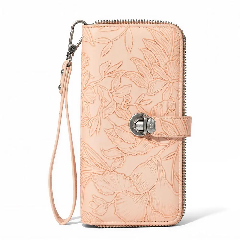 Free ShippingPink Floral Wallets Womens Large Capacity Wristlet Wallet, Card Cases & Money Organizers Bifold Credit Card Cash Wa
Free ShippingPink Floral Wallets Womens Large Capacity Wristlet Wallet, Card Cases & Money Organizers Bifold Credit Card Cash Wa