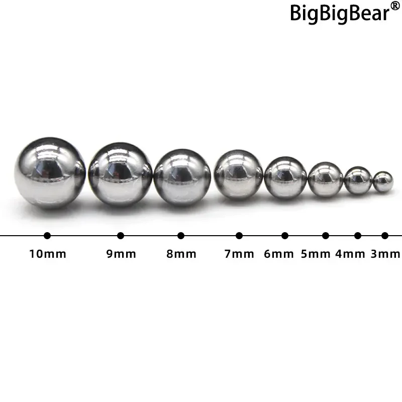 Brand New Dia 3mm~11mm High Carbon Steel Ball Bearing Steel Ball Slingshot Hunting High Carbon Steel Marbles Bicycle Accessories
Brand New Dia 3mm~11mm High Carbon Steel Ball Bearing Steel Ball Slingshot Hunting High Carbon Steel Marbles Bicycle Accessories