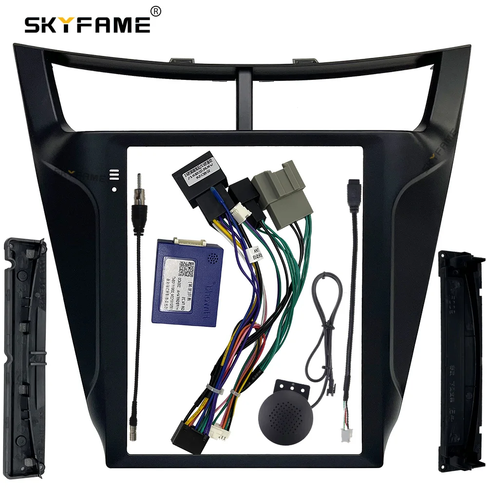SKYFAME Car Frame Fascia Adapter 9.7 Inch Tesla Style Android Radio Dash Fitting Panel Kit For Chevrolet AVEO Sail
SKYFAME Car Frame Fascia Adapter 9.7 Inch Tesla Style Android Radio Dash Fitting Panel Kit For Chevrolet AVEO Sail