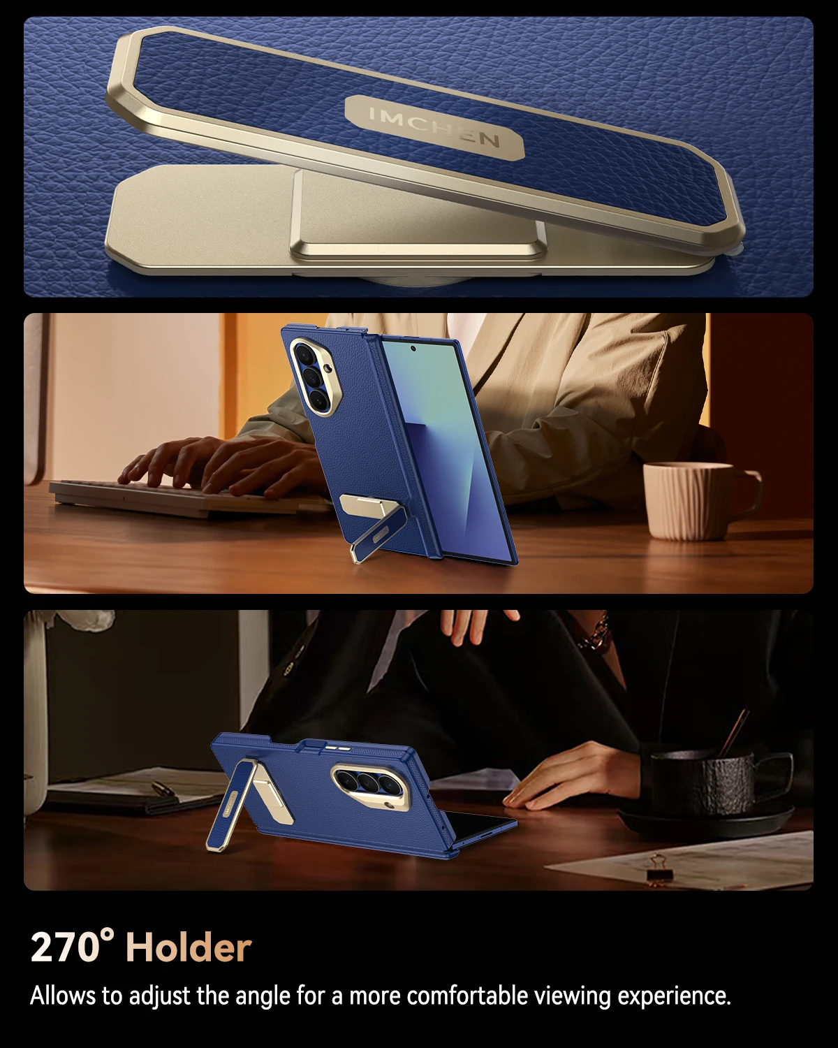 Высококачественный защитный чехол коробчатого типа с T2 270. ° Вращающийся кронштейн, подходит для противоударного чехла для телефона Samsung Galaxy Z Fold 5/6/7
Высококачественный защитный чехол коробчатого типа с T2 270. ° Вращающийся кронштейн, подходит для противоударного чехла для телефона Samsung Galaxy Z Fold 5/6/7