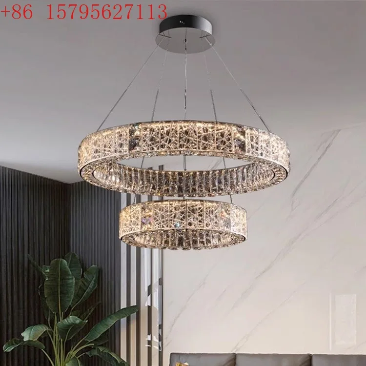 Light luxury living room crystal lamp, high-end atmospheric ring, high-end bedroom dining room chandelier
Light luxury living room crystal lamp, high-end atmospheric ring, high-end bedroom dining room chandelier