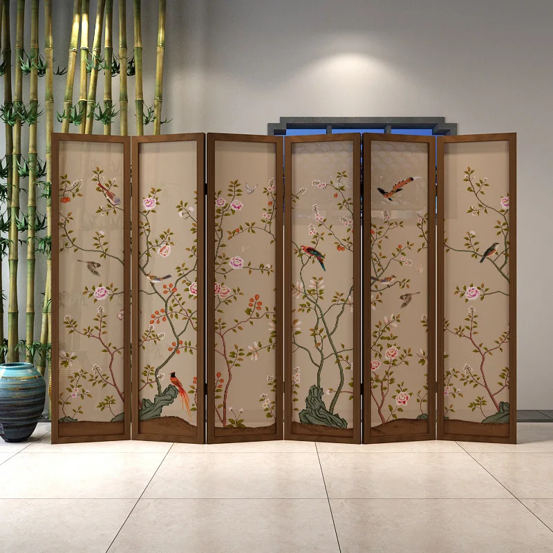 Chinese screen solid wood folding screen partition living room office restaurant hotel tea house
Chinese screen solid wood folding screen partition living room office restaurant hotel tea house