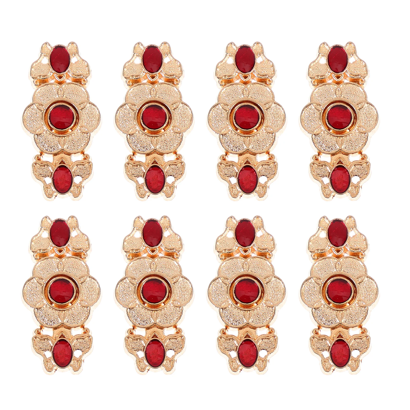 8pcs Cheongsam Buckles 13X31mm Golden Metal Decorative Buttons Han Suit Clothing Accessories Durable Zinc Alloy Anti
8pcs Cheongsam Buckles 13X31mm Golden Metal Decorative Buttons Han Suit Clothing Accessories Durable Zinc Alloy Anti