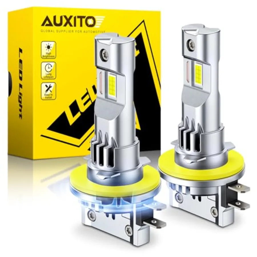 H11B LED bulbs for automotive headlights polycarbonate housing 6500K white 1500 brighter with cooling fan 1:1 mini size anti-fl
H11B LED bulbs for automotive headlights polycarbonate housing 6500K white 1500 brighter with cooling fan 1:1 mini size anti-fl