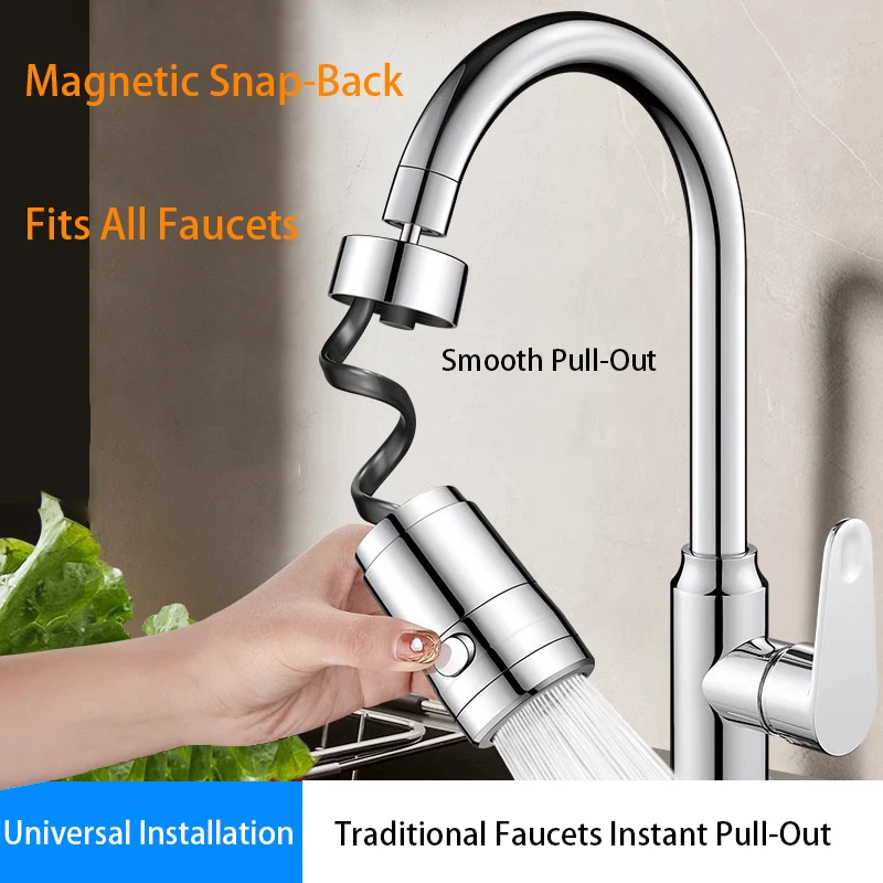Sink Sprayer Attachment for Faucet, Faucet Extender Sprayer with Stretchable Hose - Kitchen Sink Sprayer, 2 Water Outlet Modes
Sink Sprayer Attachment for Faucet, Faucet Extender Sprayer with Stretchable Hose - Kitchen Sink Sprayer, 2 Water Outlet Modes