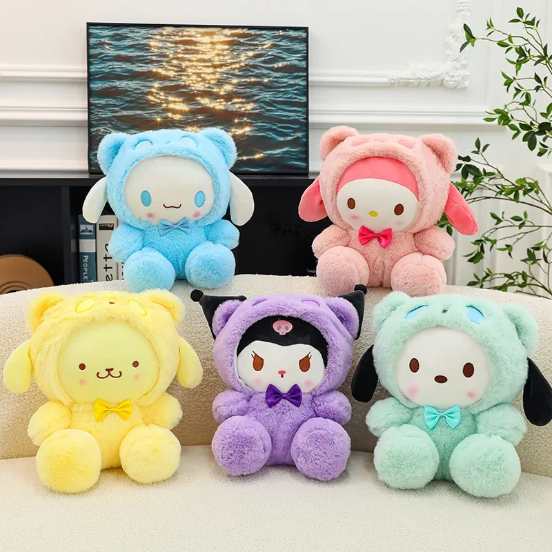 50 см Sanrio Kawaii Pochacco Mymerody Cinnamoroll плюшевая игрушка мультфильм и милый спальный компаньон удобный и мягкий подарок на день рождения
50 см Sanrio Kawaii Pochacco Mymerody Cinnamoroll плюшевая игрушка мультфильм и милый спальный компаньон удобный и мягкий подарок на день рождения