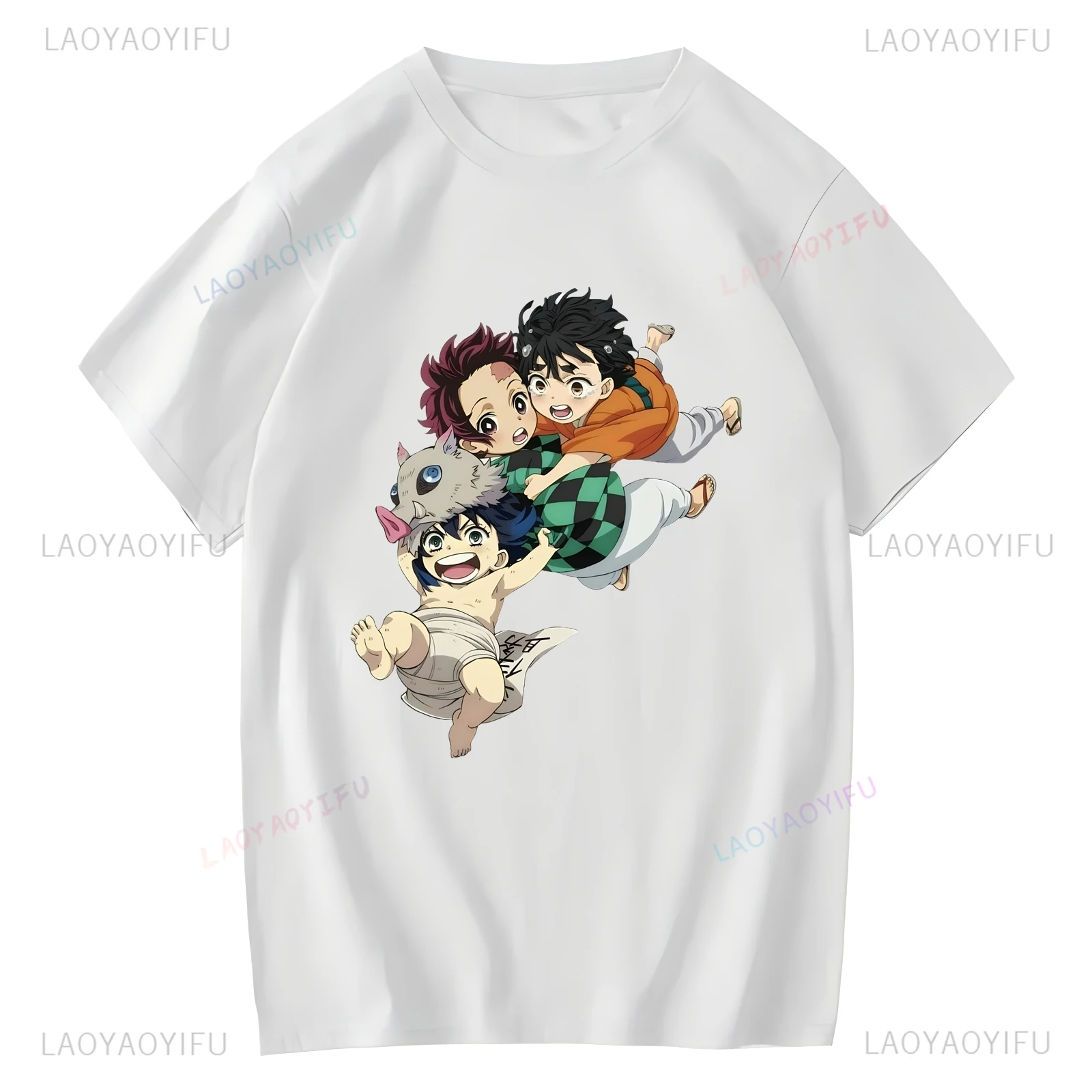 Japanese Anime Cartoon Funny Cute Stylish Printed Women's Top Uniseable Summer Casual O-neck Black Short-sleeved Loose T-shirt
Japanese Anime Cartoon Funny Cute Stylish Printed Women's Top Uniseable Summer Casual O-neck Black Short-sleeved Loose T-shirt