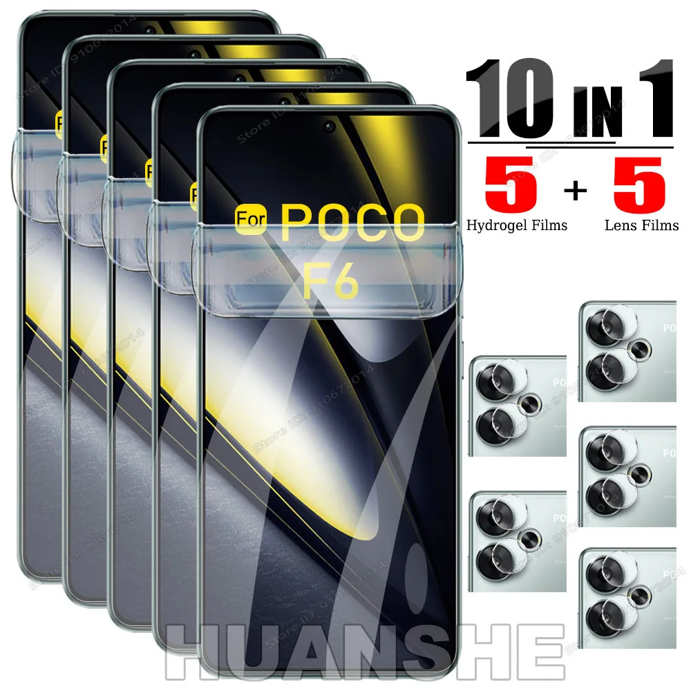 10IN1 Hydrogel Film (Lens+Screen Protector) for POCO F6/X7/X6/F7/F8/X8 Pro Max/F8 Ultra/M6/X5/X4/X3/F5/C75/M7/X7 Pro
10IN1 Hydrogel Film (Lens+Screen Protector) for POCO F6/X7/X6/F7/F8/X8 Pro Max/F8 Ultra/M6/X5/X4/X3/F5/C75/M7/X7 Pro