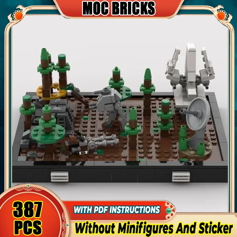 Звездный фильм Moc, строительные кирпичи, лесная микро-Битва, модель, технологические блоки, классические сцены из фильмов, игрушка, набор «сделай сам», сборка, подарки
Звездный фильм Moc, строительные кирпичи, лесная микро-Битва, модель, технологические блоки, классические сцены из фильмов, игрушка, набор «сделай сам», сборка, подарки
