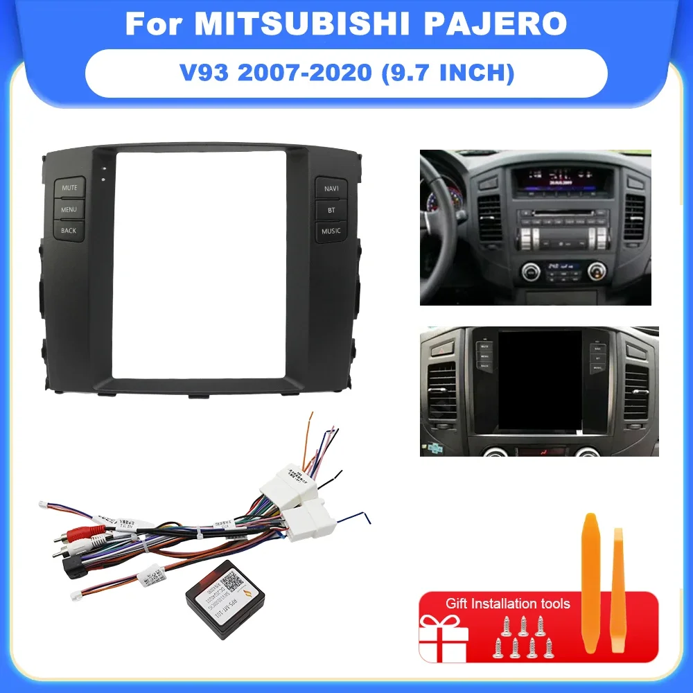 For 2007-2020 MITSUBISHI PAJERO V93/ V97 (9.7", VERTICAL SCREEN) Car Radio Fascias Tesla Style Android MP5 Stereo Frame Panel
For 2007-2020 MITSUBISHI PAJERO V93/ V97 (9.7", VERTICAL SCREEN) Car Radio Fascias Tesla Style Android MP5 Stereo Frame Panel