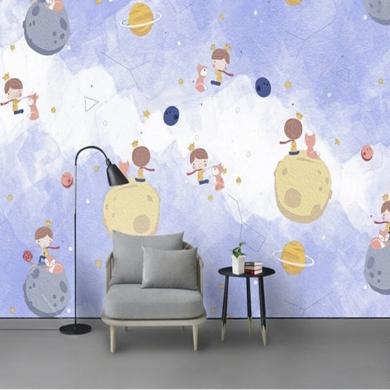 New modern children's hand-painted cartoon children's room TV bedroom home decoration background wall
New modern children's hand-painted cartoon children's room TV bedroom home decoration background wall