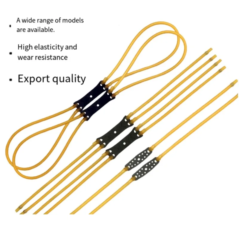 High-Elasticity Strong Slingshot Rubber Band Set 1/2/3 Strand Ball Lock Straps 5pcs Outdoor Target Shooting Replacement Parts
High-Elasticity Strong Slingshot Rubber Band Set 1/2/3 Strand Ball Lock Straps 5pcs Outdoor Target Shooting Replacement Parts