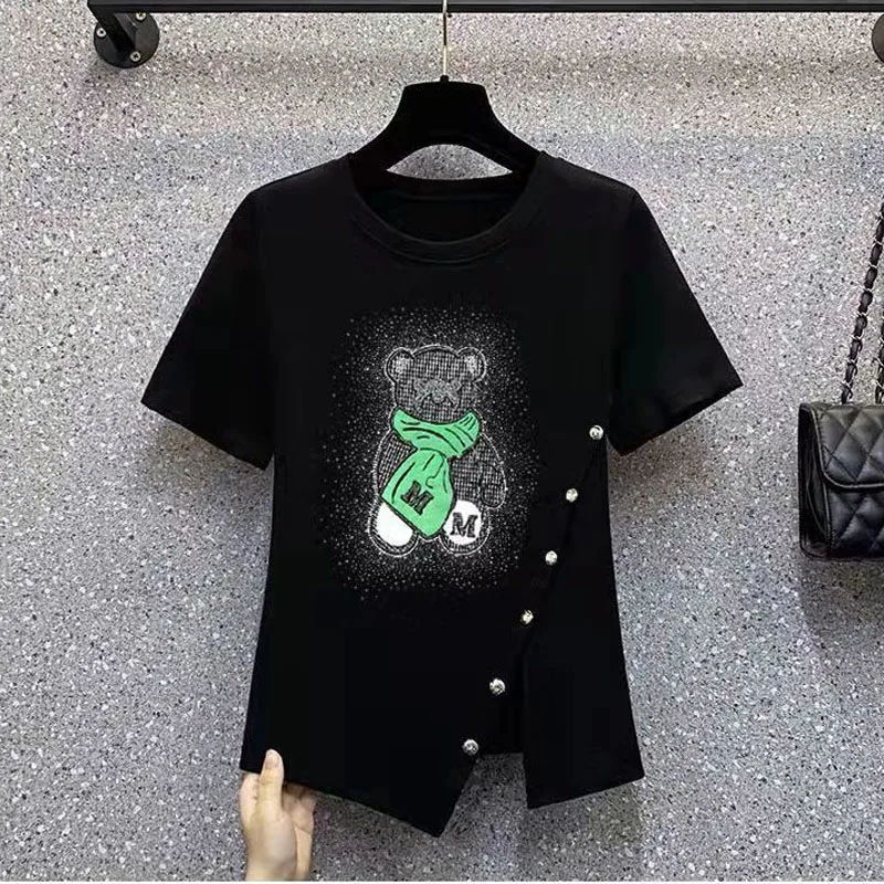 Korean Version of 100% Bear Shoulder Trendy New Style Slit Personality Fashionable Hot Diamond
Korean Version of 100% Bear Shoulder Trendy New Style Slit Personality Fashionable Hot Diamond