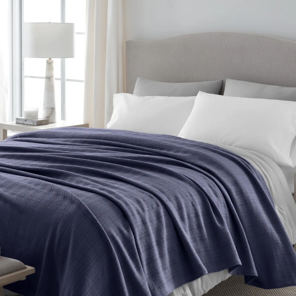 100% Cotton Blanket Soft Breathable Cozy Lightweight Thermal Blanket Twin Size Blanket Perfect for Layering Bed Hotel Quality
100% Cotton Blanket Soft Breathable Cozy Lightweight Thermal Blanket Twin Size Blanket Perfect for Layering Bed Hotel Quality