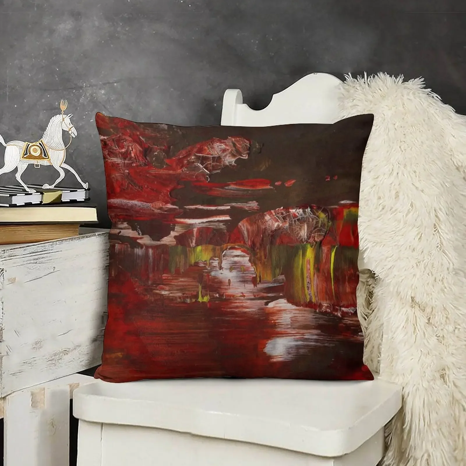 Black red and brown abstract painting Throw Pillow Sofa Cushions Embroidered Cushion Cover pillow
Black red and brown abstract painting Throw Pillow Sofa Cushions Embroidered Cushion Cover pillow