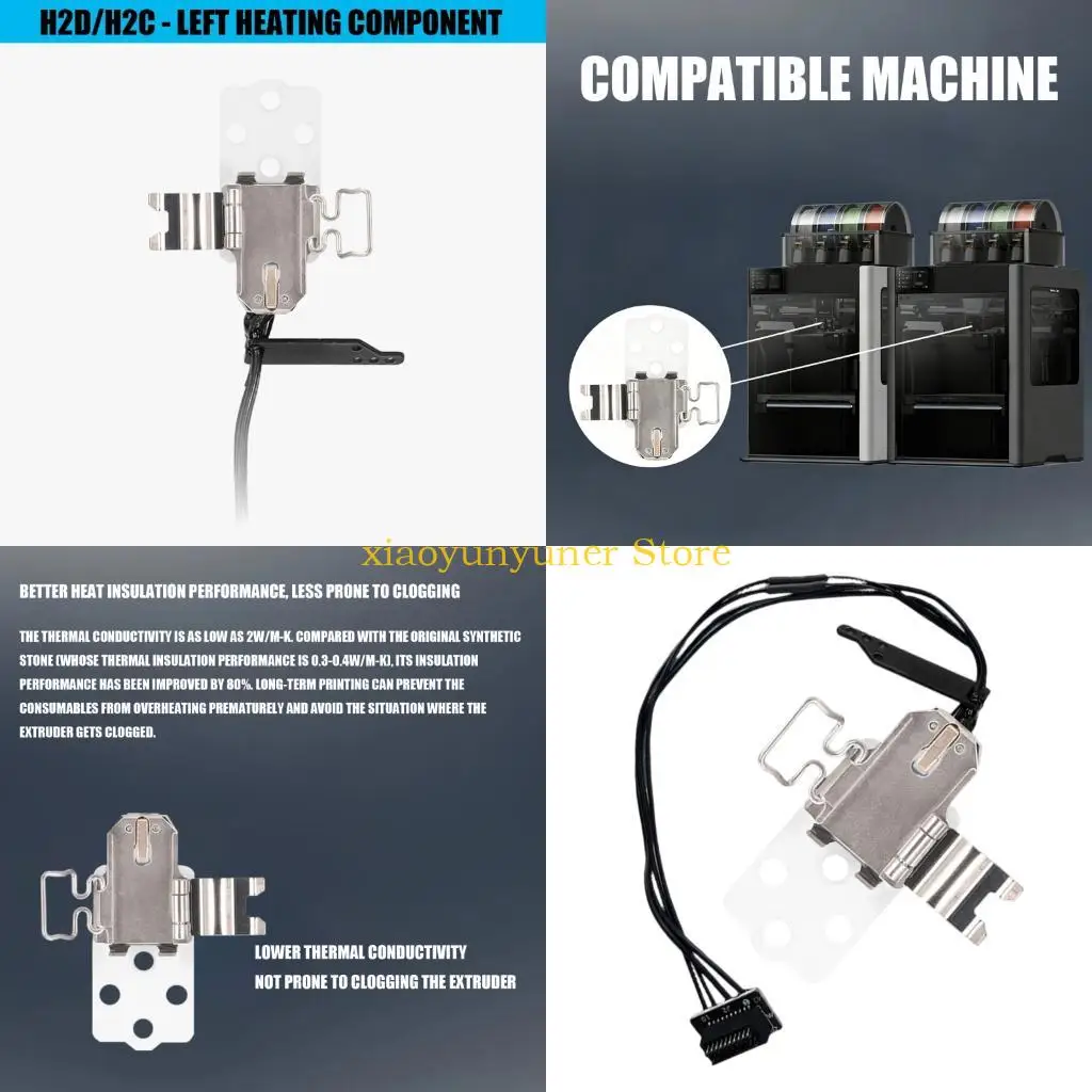 P9JB Advanced Zirconia Heating Portion Left Side For H2D H2C Printer Enhancement
P9JB Advanced Zirconia Heating Portion Left Side For H2D H2C Printer Enhancement