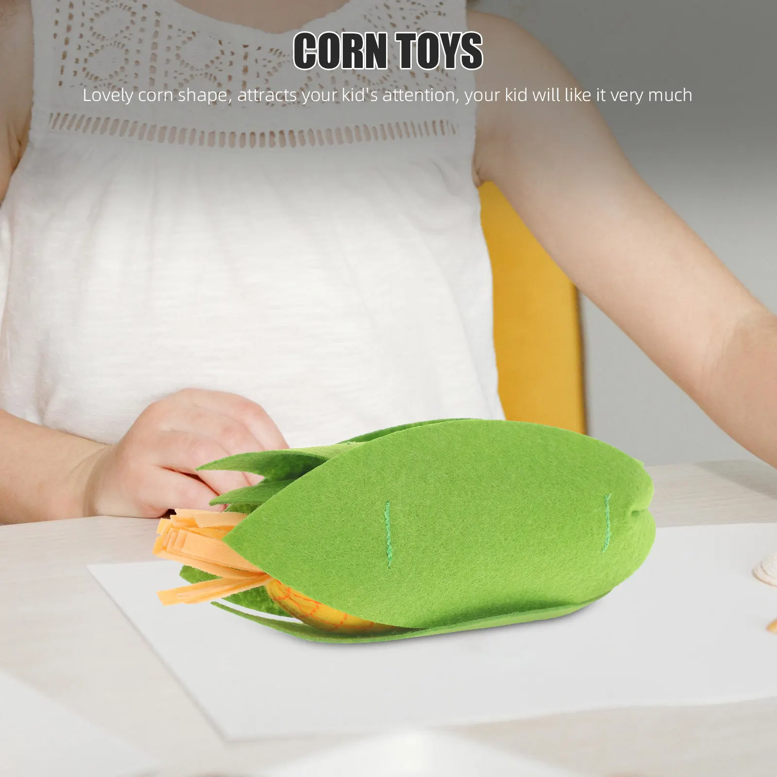 Kids Corn Developmental Montessori Non-Woven Fabric Funny Small Design Educational Supply for Cognitive Skills
Kids Corn Developmental Montessori Non-Woven Fabric Funny Small Design Educational Supply for Cognitive Skills