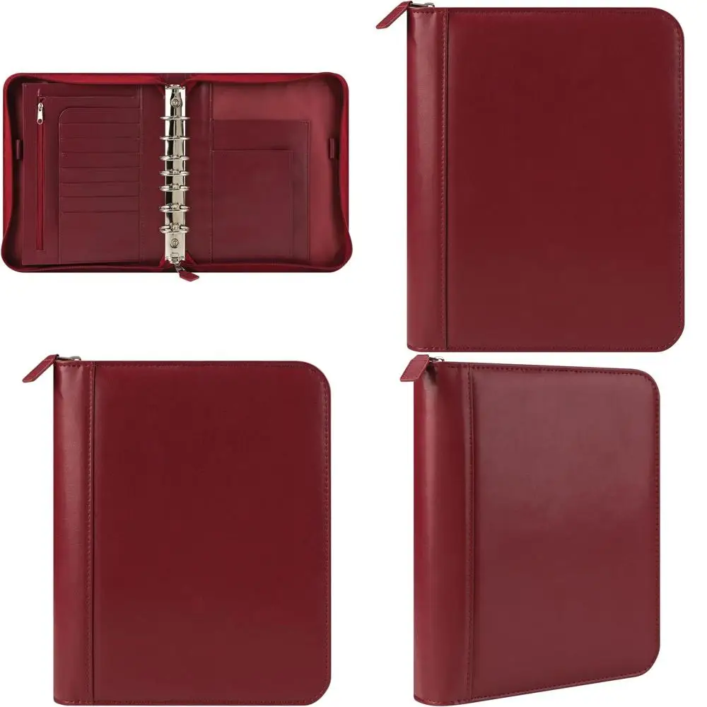 Классический красный кожаный ежедневник на молнии
Классический красный кожаный ежедневник на молнии