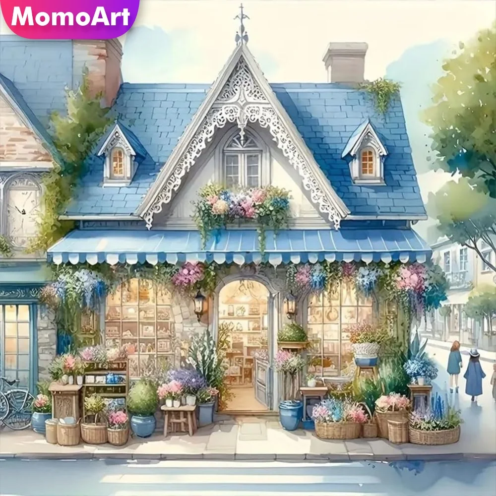 Momoart New Arrival Diamond Embroidery House Landscape Painting Shop DIY Diamond Mosaic Picture for Living Room Home Decoration
Momoart New Arrival Diamond Embroidery House Landscape Painting Shop DIY Diamond Mosaic Picture for Living Room Home Decoration