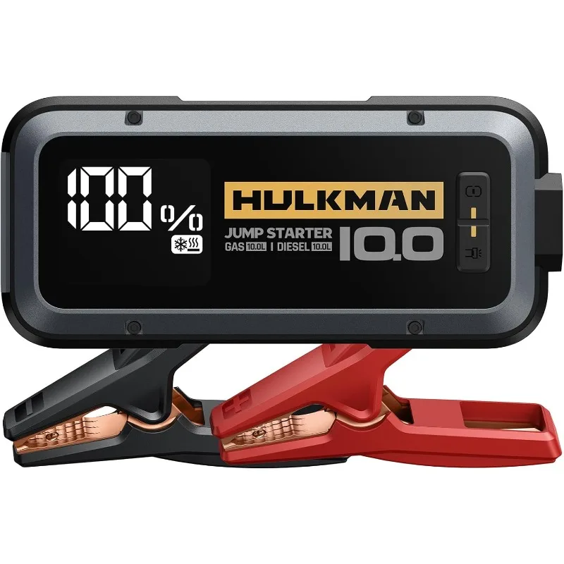 Hulkman Alpha100,Space Gray,4000A 118.4Wh Smart Jump Starter with -40℉ Start Tech,12V Portable Car Battery Booster,3.3" LED
Hulkman Alpha100,Space Gray,4000A 118.4Wh Smart Jump Starter with -40℉ Start Tech,12V Portable Car Battery Booster,3.3" LED