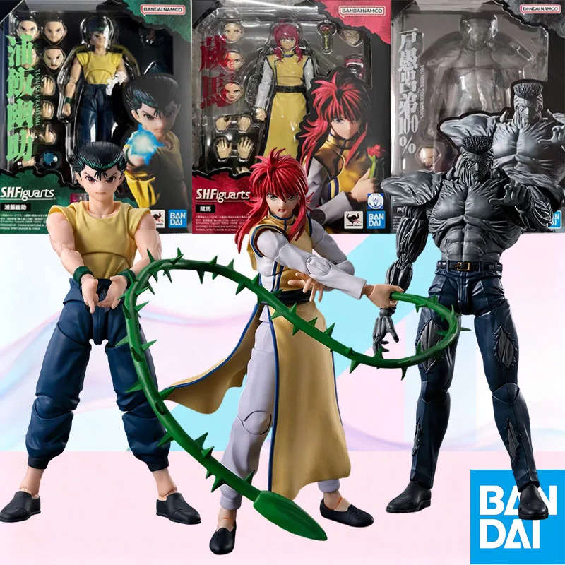 Bandai S.H.Figuarts Yu Yu Hakusho Yusuke Kurama Younger Toguro Action Figure Movable Collectible Model with Accessories Stand
Bandai S.H.Figuarts Yu Yu Hakusho Yusuke Kurama Younger Toguro Action Figure Movable Collectible Model with Accessories Stand