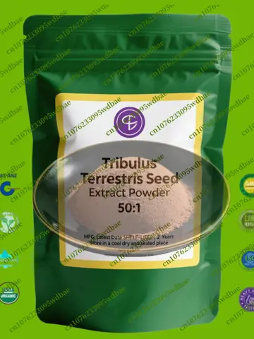 Mejor precio Paquete de bolsa de papel de aluminio, extracto de Tribulus Terrestris en polvo 50:1, bolsa de plástico de doble cubierta para distribuidores globales