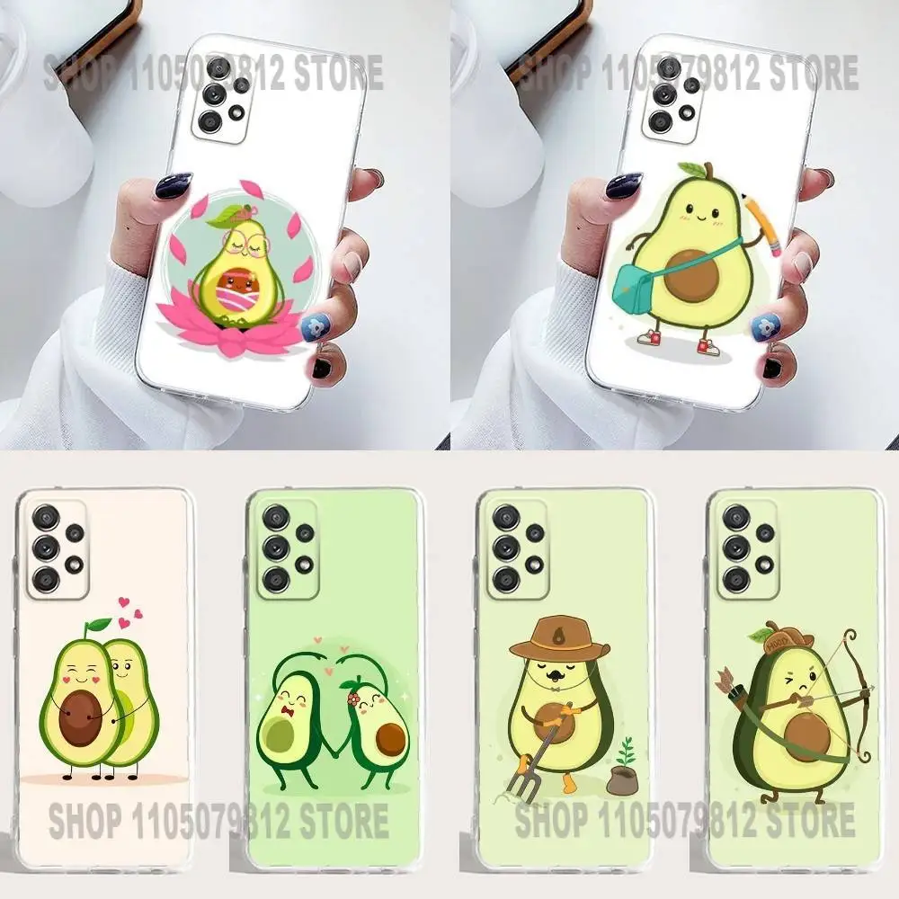 Cute Cartoon Avocado Phone Case Silicone For Samsung S23,21,22,20 FE lite,S10,9,PIus,A70,Soft Transparent 
Cute Cartoon Avocado Phone Case Silicone For Samsung S23,21,22,20 FE lite,S10,9,PIus,A70,Soft Transparent