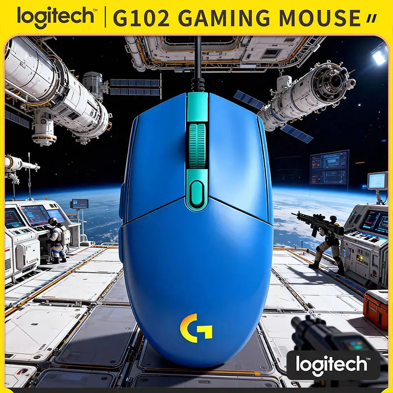 Проводная мышь Logitech G102, сенсор HERO 8000 DPI, 16,8 млн RGB-цветов, частота опроса 1000 Гц, эргономичный дизайн для киберспорта
Проводная мышь Logitech G102, сенсор HERO 8000 DPI, 16,8 млн RGB-цветов, частота опроса 1000 Гц, эргономичный дизайн для киберспорта