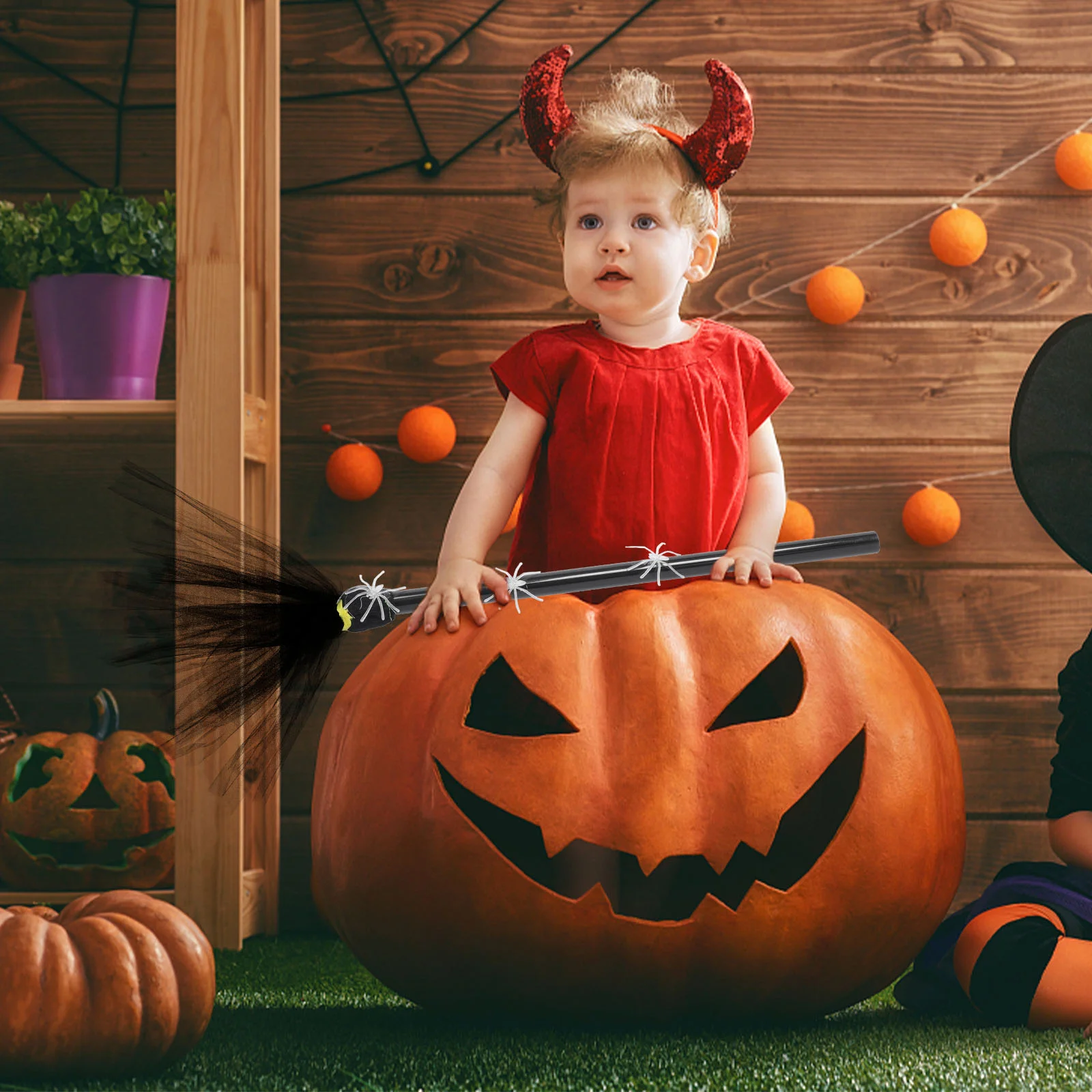 Halloween Broom Decor Colorful Plasti Broomstick Hat Accessories for Witch Besom Plastic Performance Baby
Halloween Broom Decor Colorful Plasti Broomstick Hat Accessories for Witch Besom Plastic Performance Baby