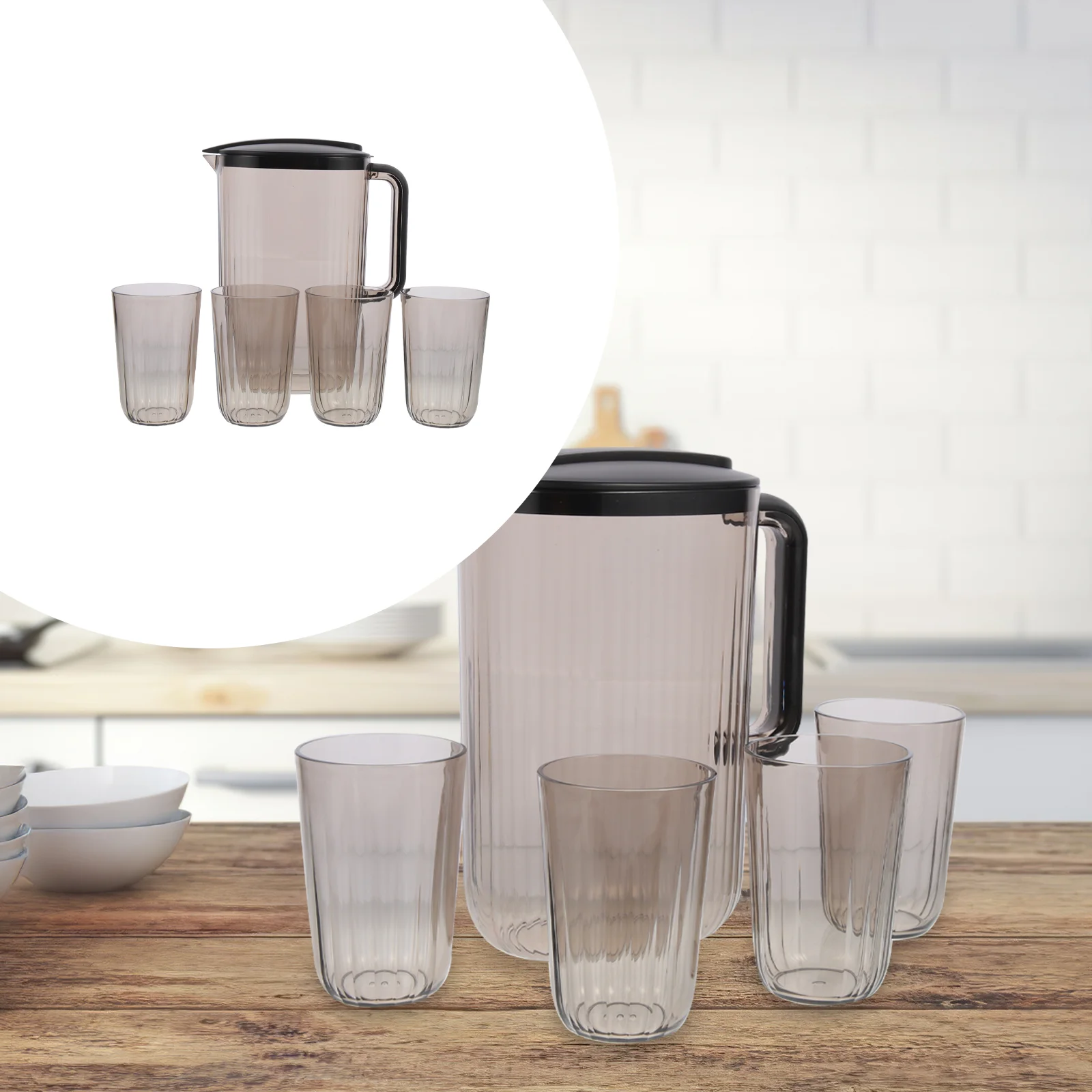Kettle Water Cup Combination Carafes Dispenser Ice Pitcher Tea Mug Bedside Multi-function Teaware Glass
Kettle Water Cup Combination Carafes Dispenser Ice Pitcher Tea Mug Bedside Multi-function Teaware Glass