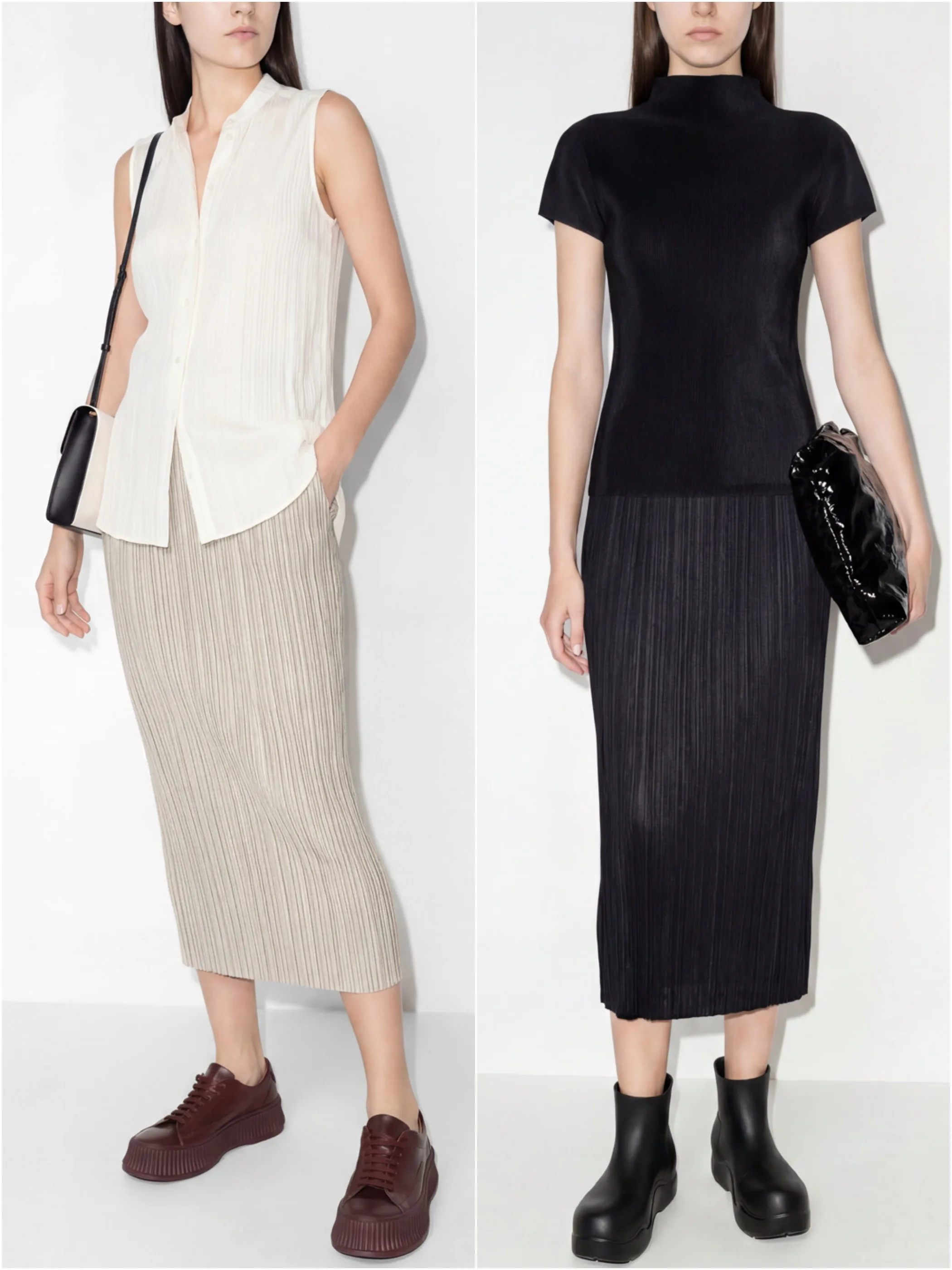 New White Lilies Non-Light Three Zen Shinji High Waist Pleated Skirt Women's Business Casual Polyester Fiber A-Line Skirt
New White Lilies Non-Light Three Zen Shinji High Waist Pleated Skirt Women's Business Casual Polyester Fiber A-Line Skirt