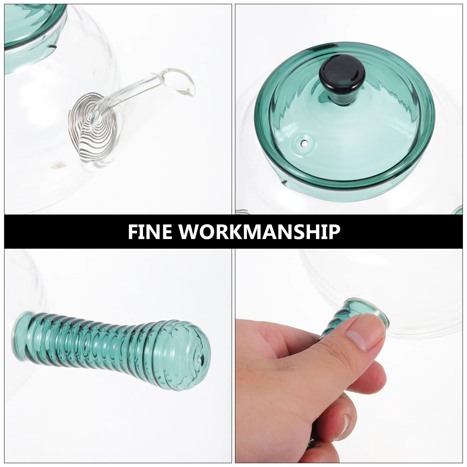 Clear Glass Teapot with Removable Infuser Cold Brew Tea Container for Green Herbal Medicinal Tea Heat-Resistant Home Supply
Clear Glass Teapot with Removable Infuser Cold Brew Tea Container for Green Herbal Medicinal Tea Heat-Resistant Home Supply