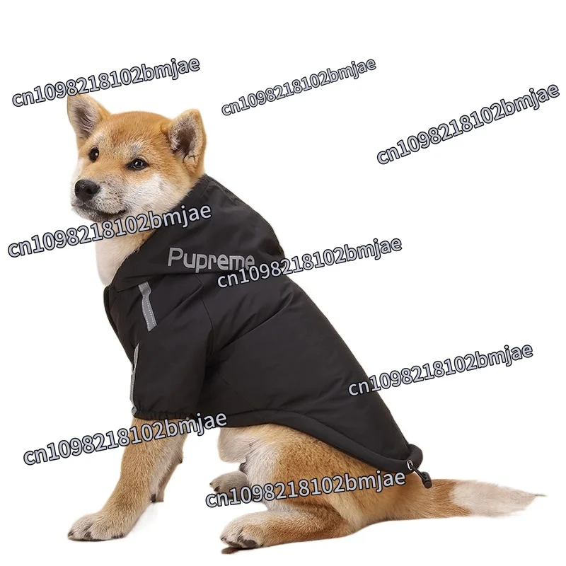 Dog jacket autumn and winter waterproof outdoor cotton clothing piled and thickened pet clothes hooded two-legged Schnauzer
Dog jacket autumn and winter waterproof outdoor cotton clothing piled and thickened pet clothes hooded two-legged Schnauzer