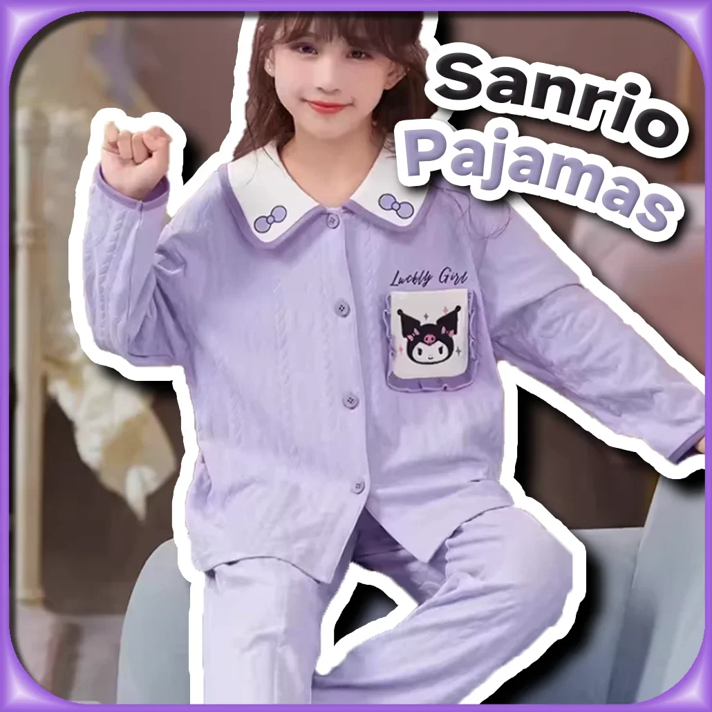 Kawaii Hello Kitty Sleepwear Two Piece Set Sanrio Hangyodon Kuromi Cinnamoroll Pajamas My Melody Loungewear Shirt with Short
Kawaii Hello Kitty Sleepwear Two Piece Set Sanrio Hangyodon Kuromi Cinnamoroll Pajamas My Melody Loungewear Shirt with Short