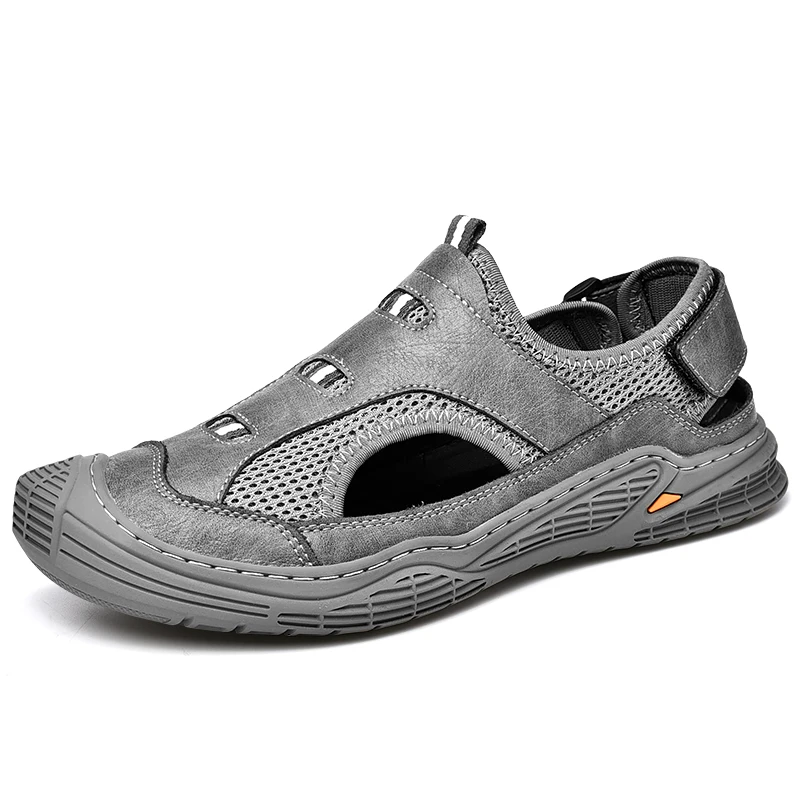 Pure handmade cowhide mesh breathable sandals 2023 men's summer new beach shoes
Pure handmade cowhide mesh breathable sandals 2023 men's summer new beach shoes