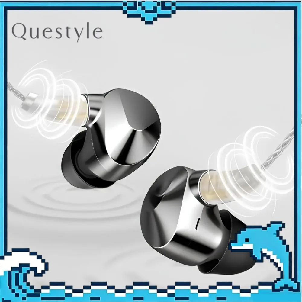 Questyle ZEN Wired Headphone In Ear Earphone HiFi Fiber Composite Diaphragm Dynamic Coil Dynamic Iron 3.5mm Gamer Music Earphon
Questyle ZEN Wired Headphone In Ear Earphone HiFi Fiber Composite Diaphragm Dynamic Coil Dynamic Iron 3.5mm Gamer Music Earphon