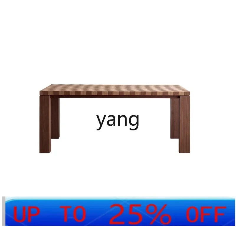 LMM retro solid wood dining table and chair combination personalized original rectangular table
LMM retro solid wood dining table and chair combination personalized original rectangular table