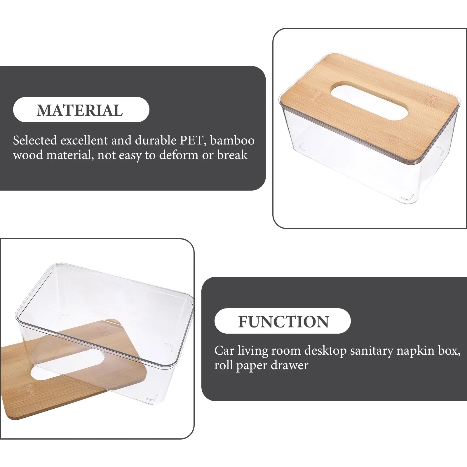 Paper Towel Facial Tissues Cube Boxes Holder Case Cover Butter Organizer for Travel
Paper Towel Facial Tissues Cube Boxes Holder Case Cover Butter Organizer for Travel