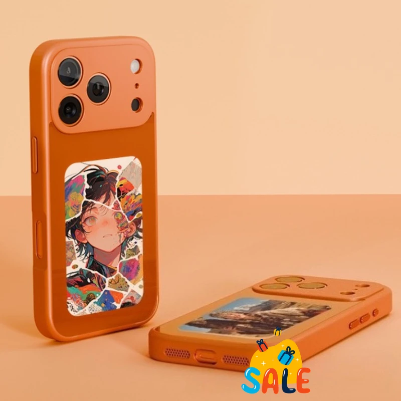 New for iPhone 17 Case with HD E Ink Screen NFC Display Custom Phone Cover 4 Colors
New for iPhone 17 Case with HD E Ink Screen NFC Display Custom Phone Cover 4 Colors