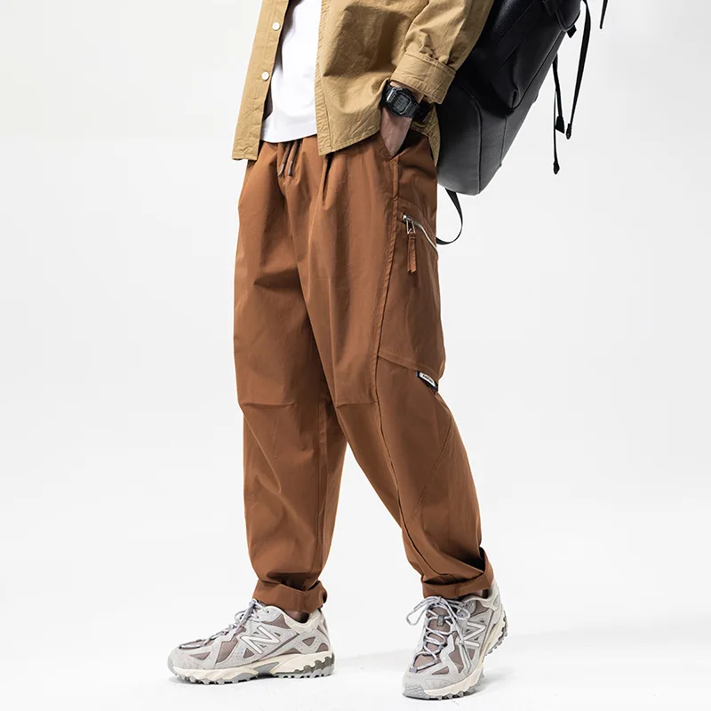 Loose Casual Pants Men's Ins Trendy Street Fashion Summer Japanese Style Artistic All-Match Large Pocket Overalls
Loose Casual Pants Men's Ins Trendy Street Fashion Summer Japanese Style Artistic All-Match Large Pocket Overalls