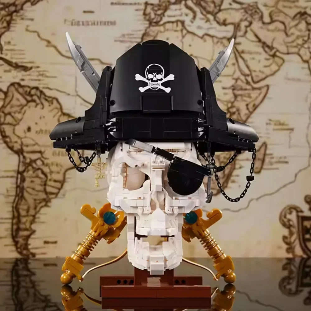 MOC Pirate Skull MOC Blocks Skeleton Model Creative Building Toys for Boys Kids Adult Gifts 1100+Pcs DIY Bricks Sets Ornament
MOC Pirate Skull MOC Blocks Skeleton Model Creative Building Toys for Boys Kids Adult Gifts 1100+Pcs DIY Bricks Sets Ornament