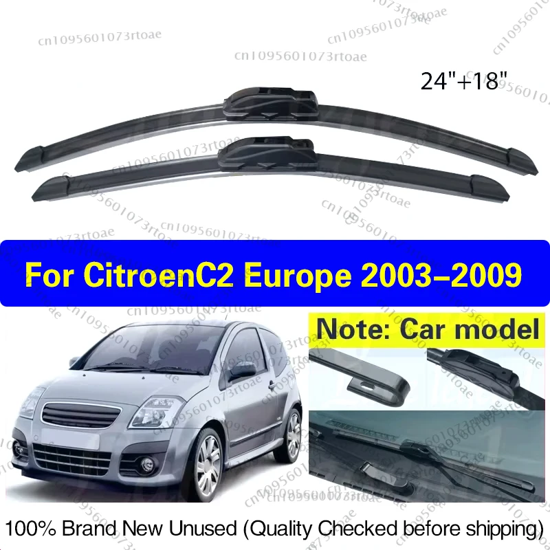 Car Wiper Blade For Citroen C2 Europe 2003-2009 24"+ 18" Windshield Windscreen Clean Naturl Rubber Car Wipers Accessories 2008
Car Wiper Blade For Citroen C2 Europe 2003-2009 24"+ 18" Windshield Windscreen Clean Naturl Rubber Car Wipers Accessories 2008